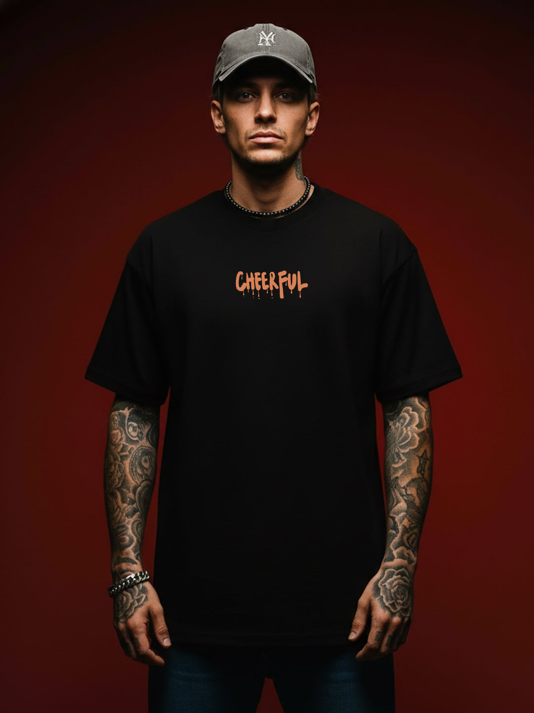 Cheerful Oversized Fit T-Shirt