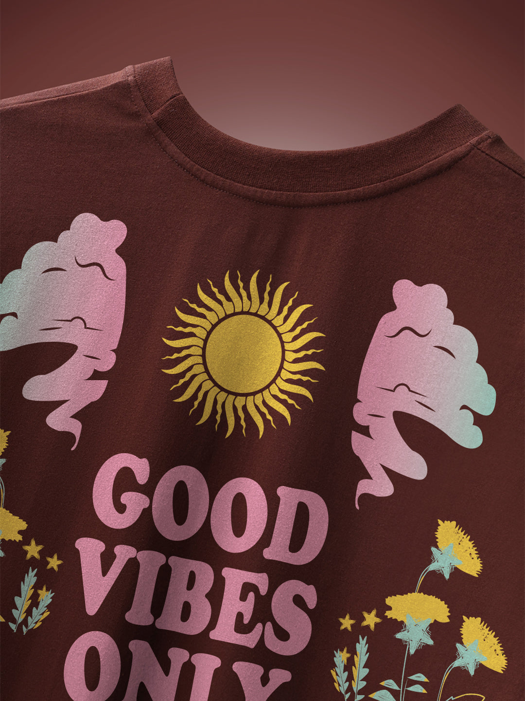 Good Vibes Only Oversized T-Shirt