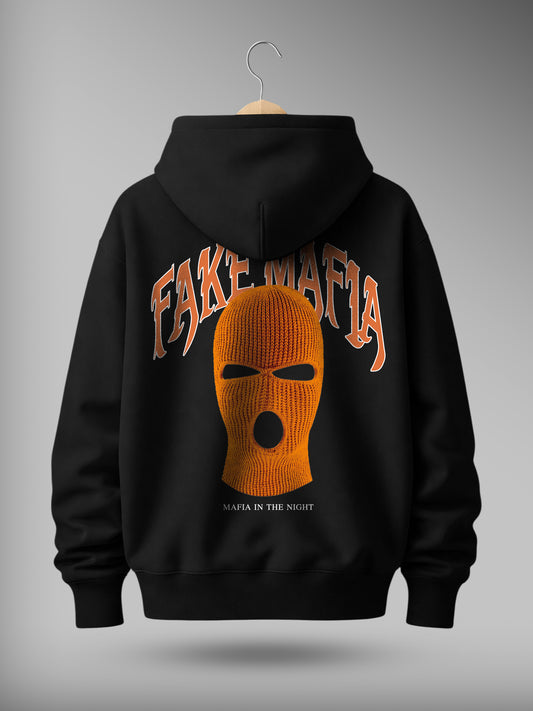 Fake Mafia Drop Shoulder Graphic Hoodie