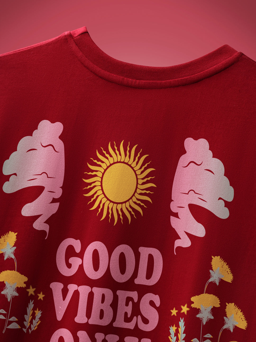 Good Vibes Only Oversized T-Shirt