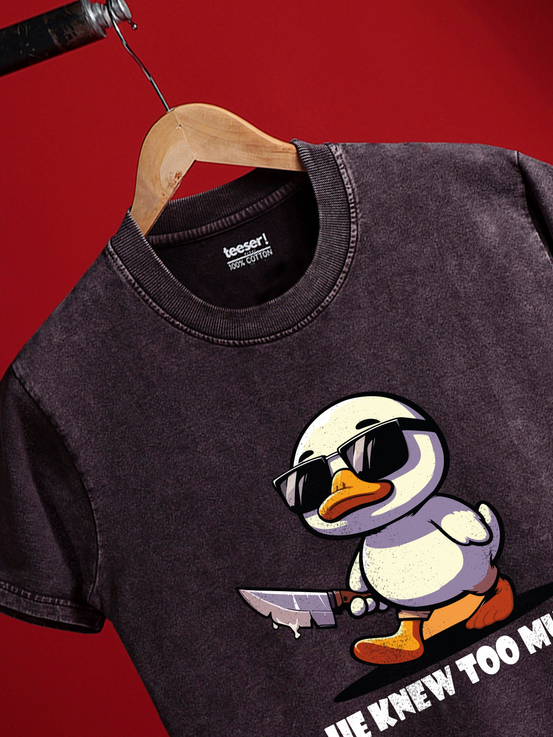 He Knew Too Much Regular Crew Neck T-Shirt