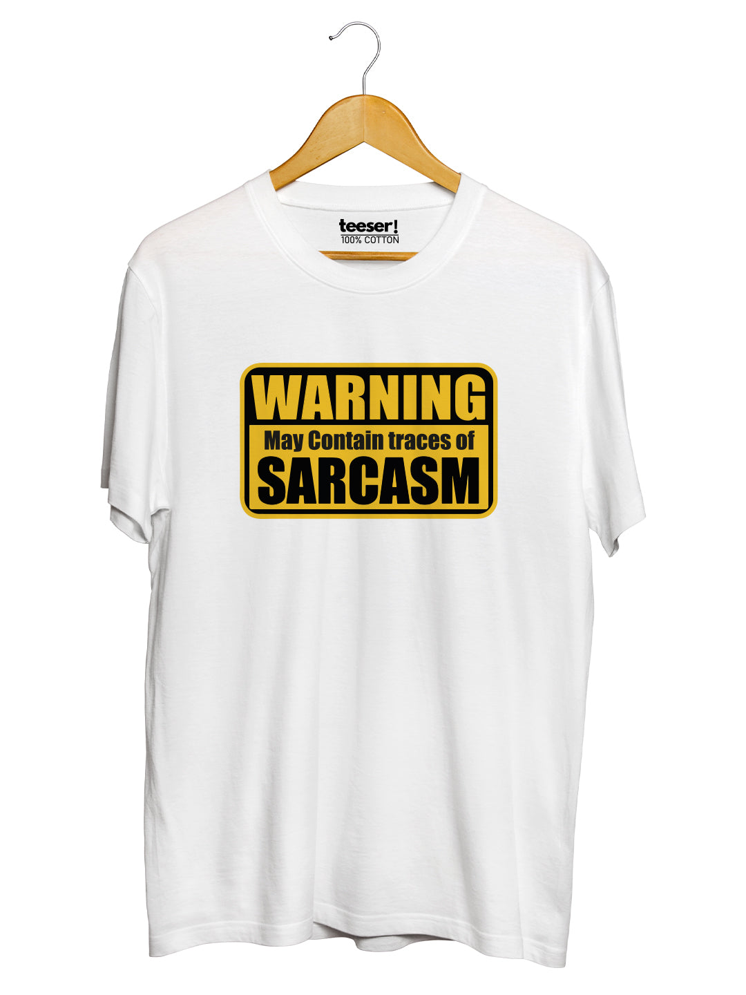 Warning Sarcasm Regular Fit T-Shirt