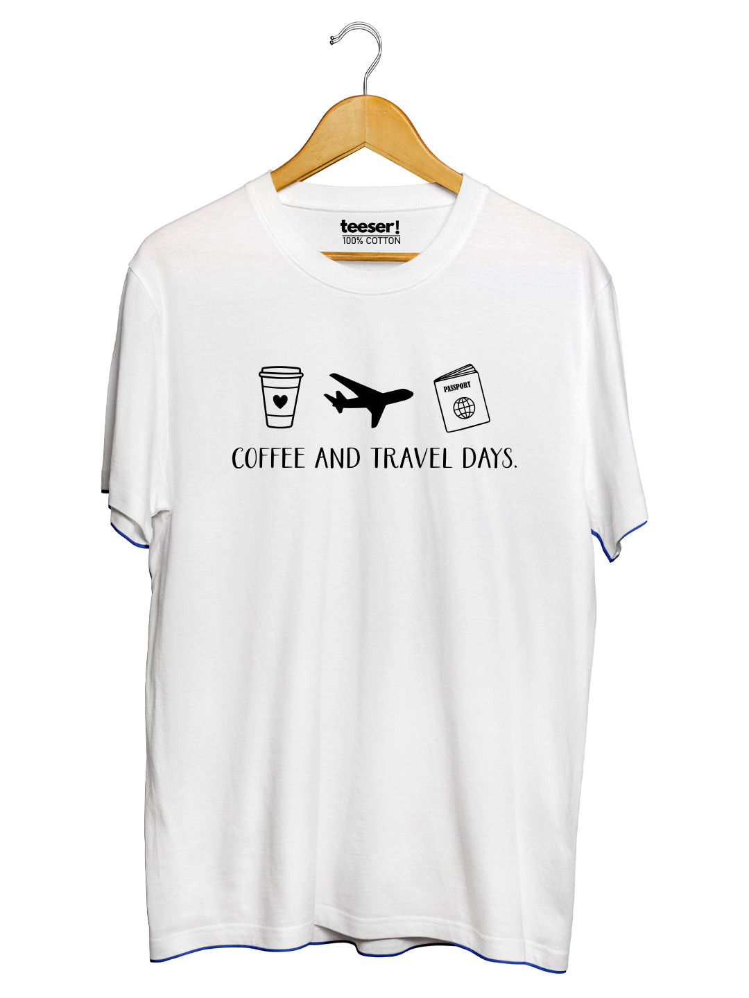Coffee and Travel Days Regular Fit T-Shirt