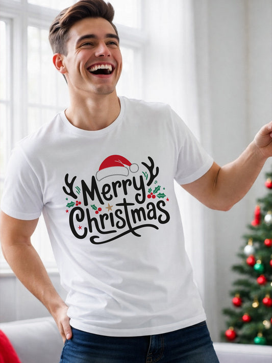 Merry Christmas Regular T-Shirt For Men