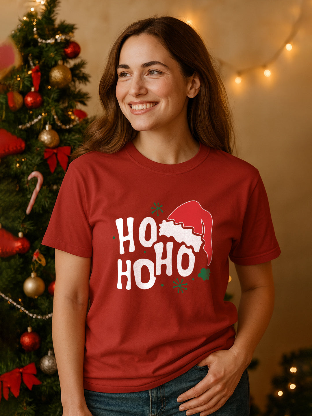Women's Holiday Christmas Regular T-Shirt