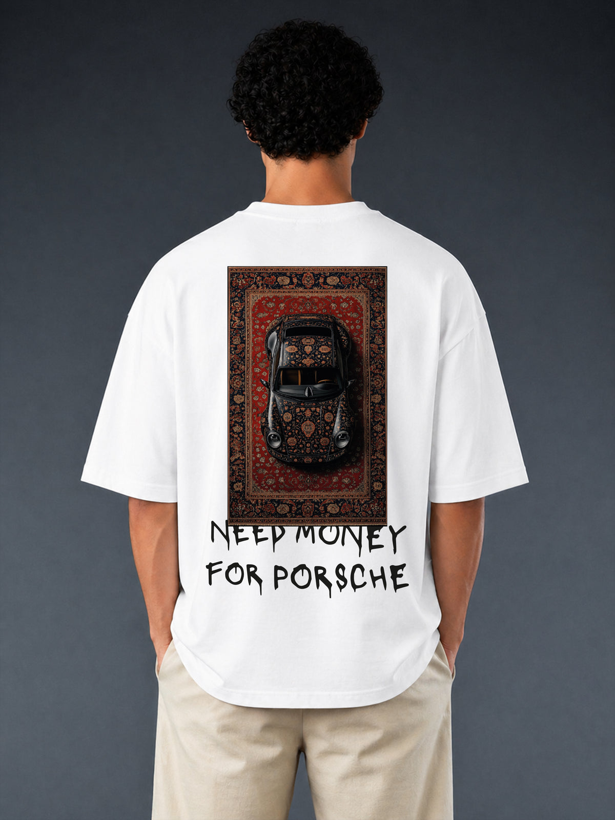 911 Porsche Oversized Fit Graphic T-Shirt