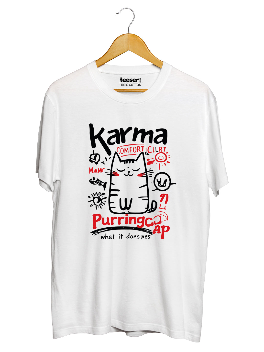 Karma What It Does Regular Fit T-Shirt