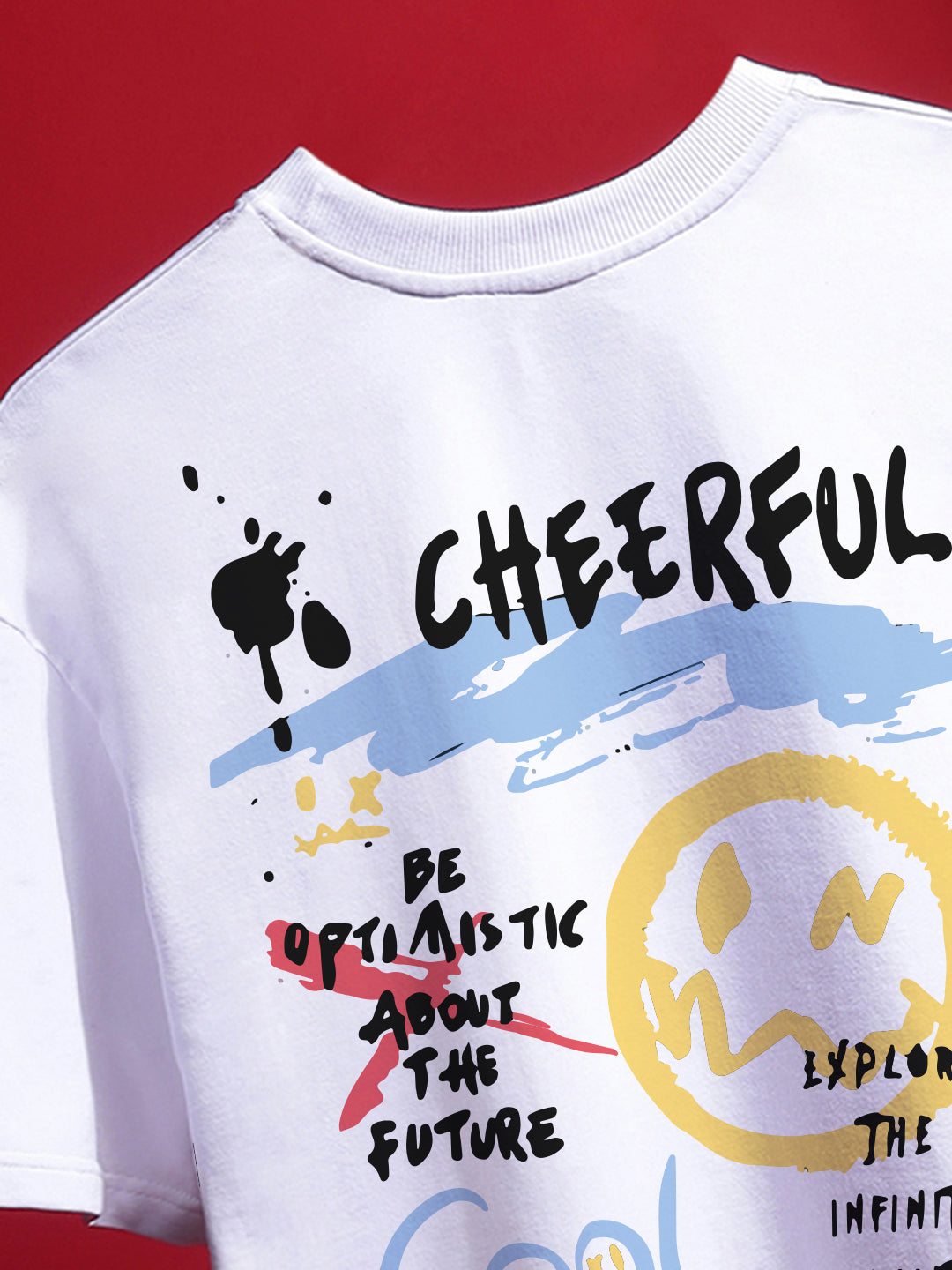 Cheer Full Oversized Fit T-Shirt
