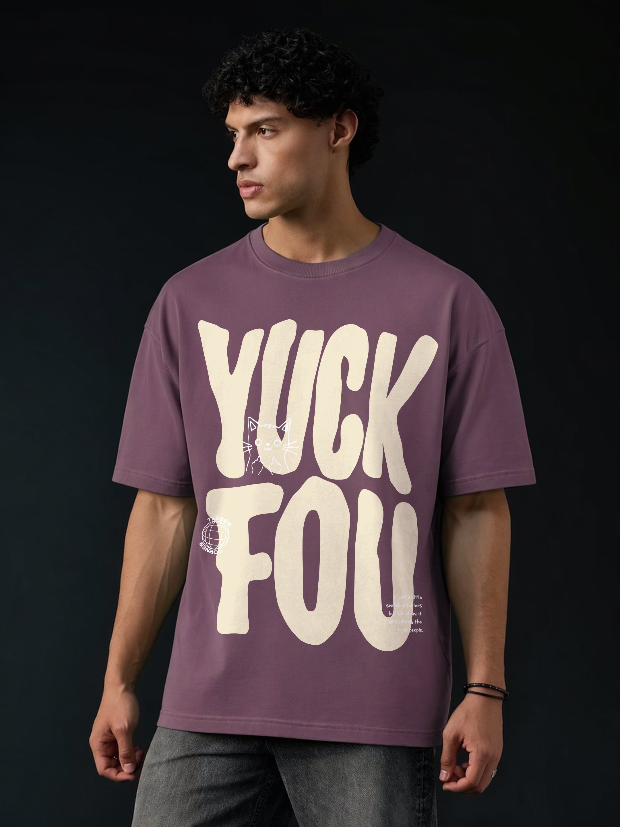 Yuck Fou Oversized Fit T-Shirt