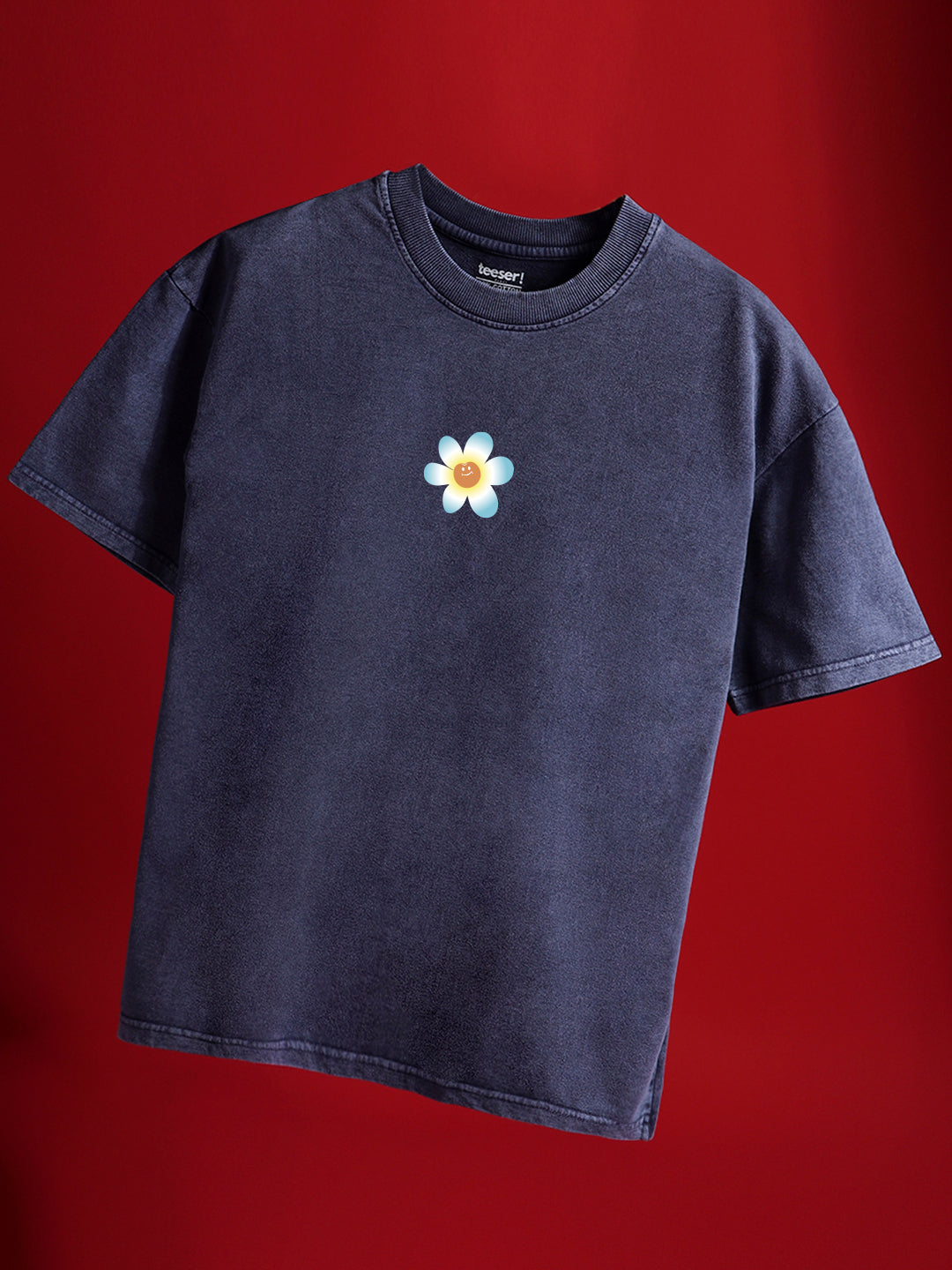 Peachy Beachy Crew Neck Oversized T-Shirt