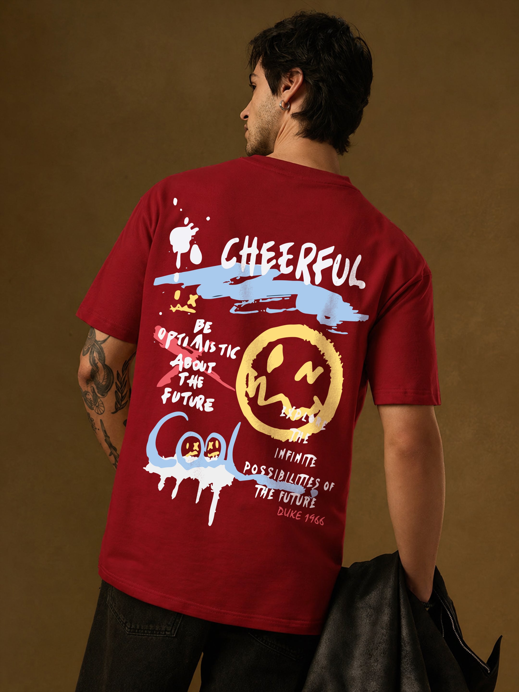 Cheerful Oversized Fit T-Shirt