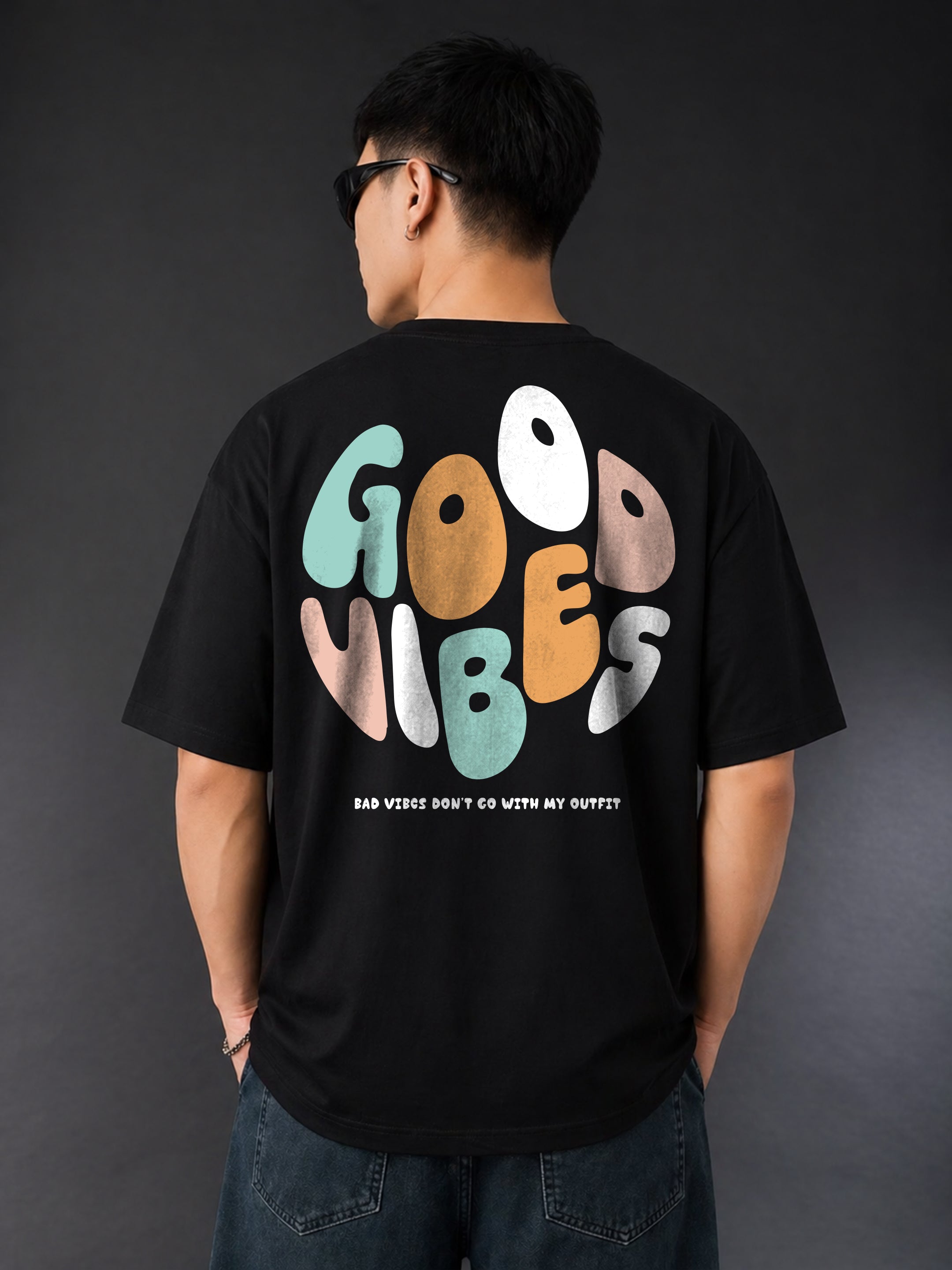 Good Vibes Only Oversized T-Shirt