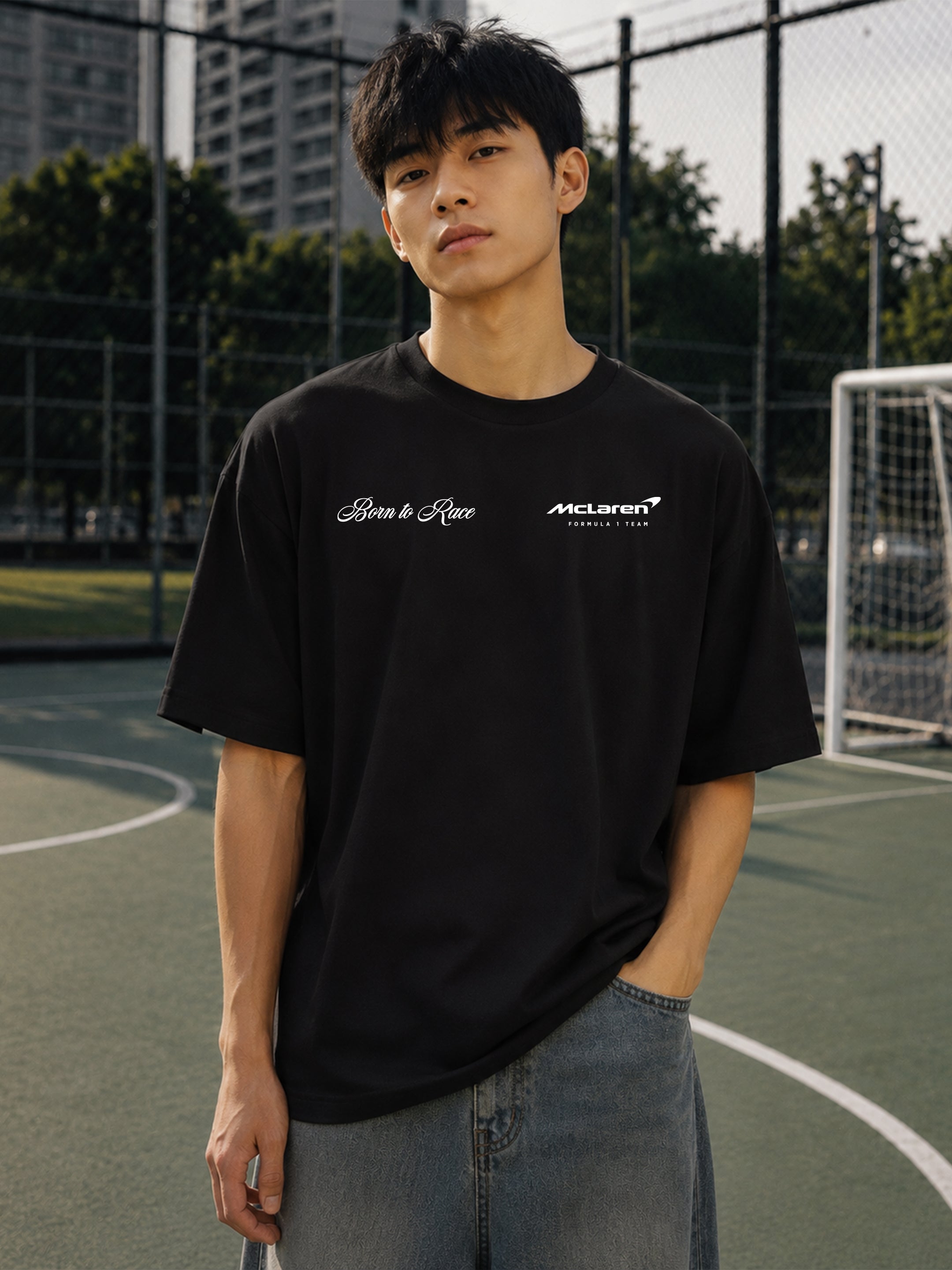 Mclaren Oversized Fit Graphic T-Shirt