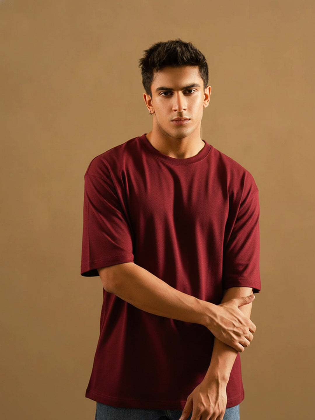 Classic Maroon Oversize T-Shirt