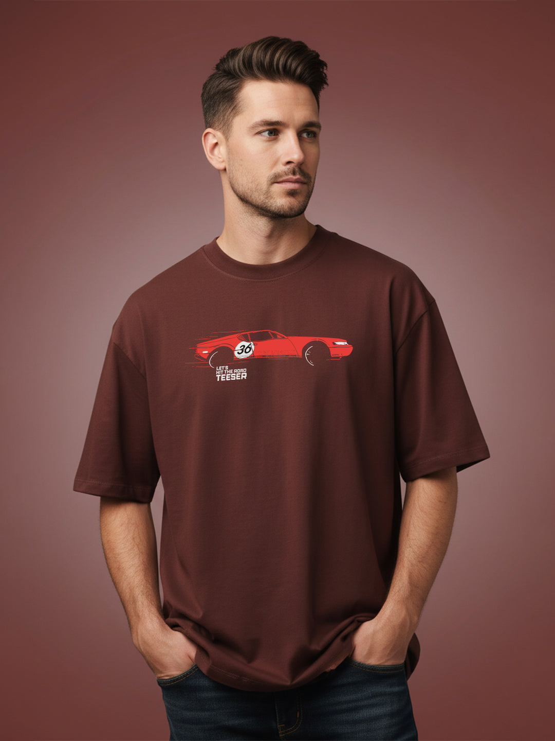 Let's Hit The Road Oversized Fit T-Shirt