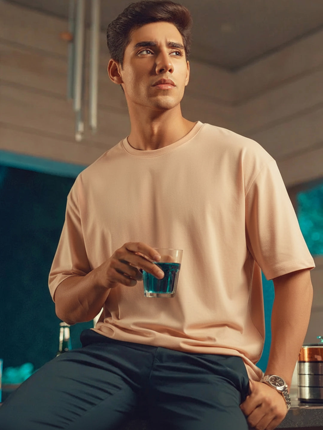 Classic Beige Oversize T-Shirt