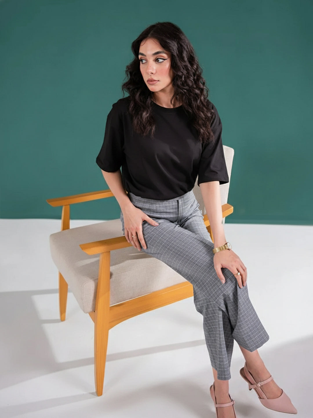 Classic Black Oversize T-Shirt For Women