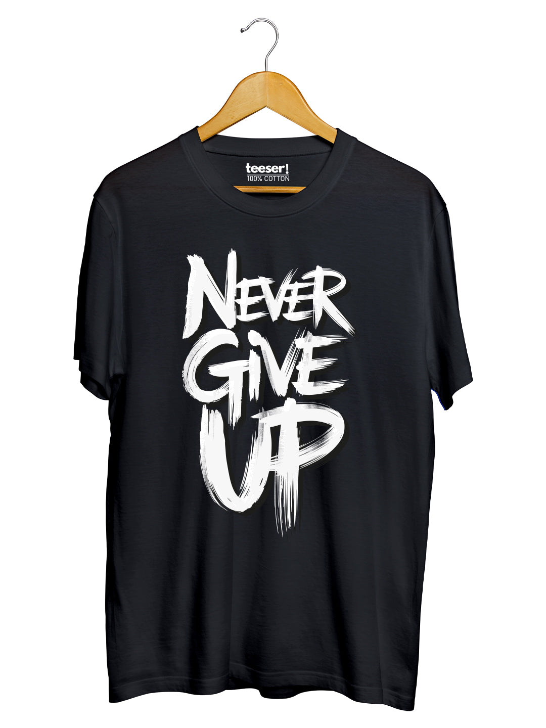 Never Give Up Regular Fit T-Shirt