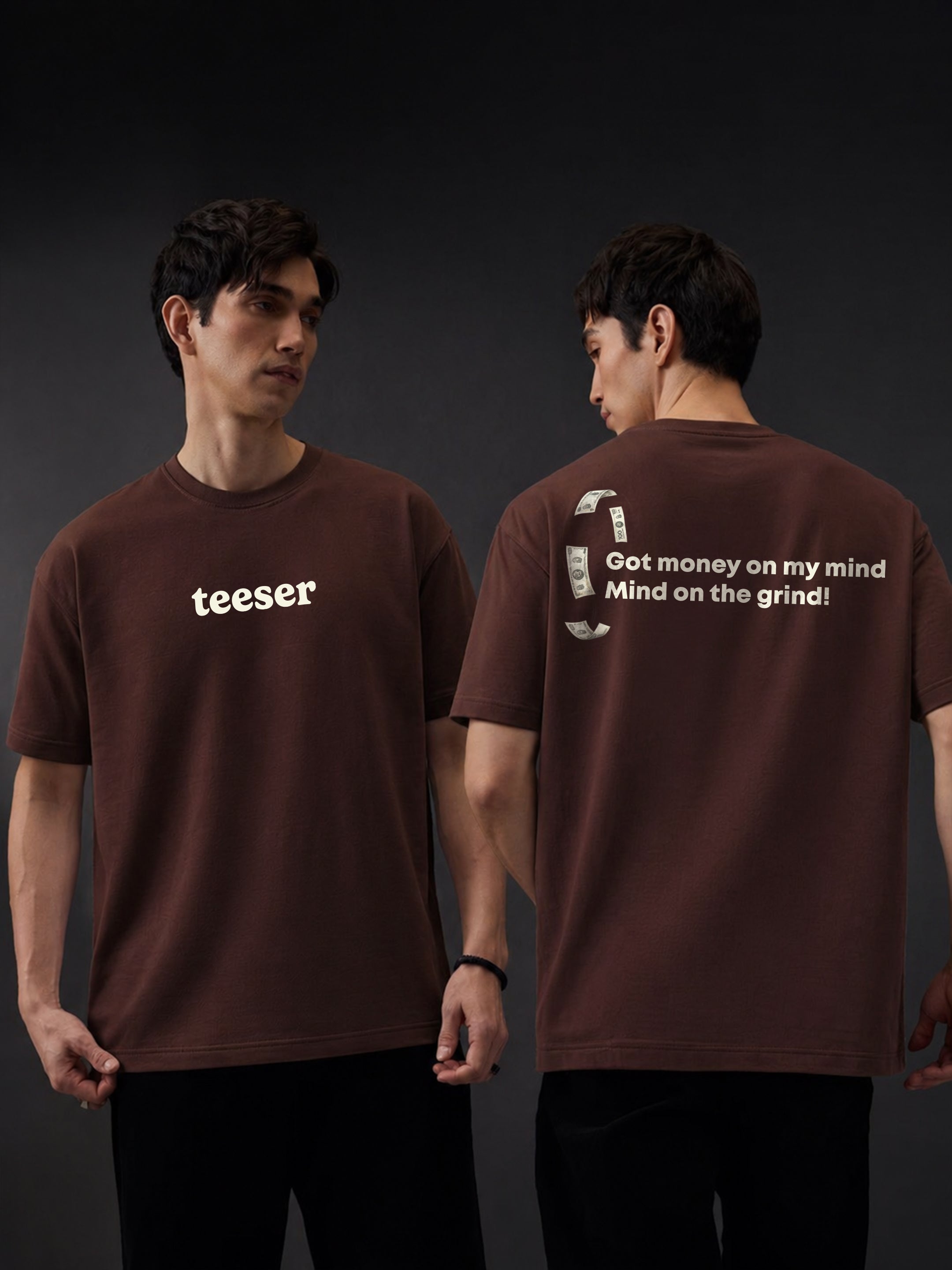 Money Mindset Oversized T-Shirts