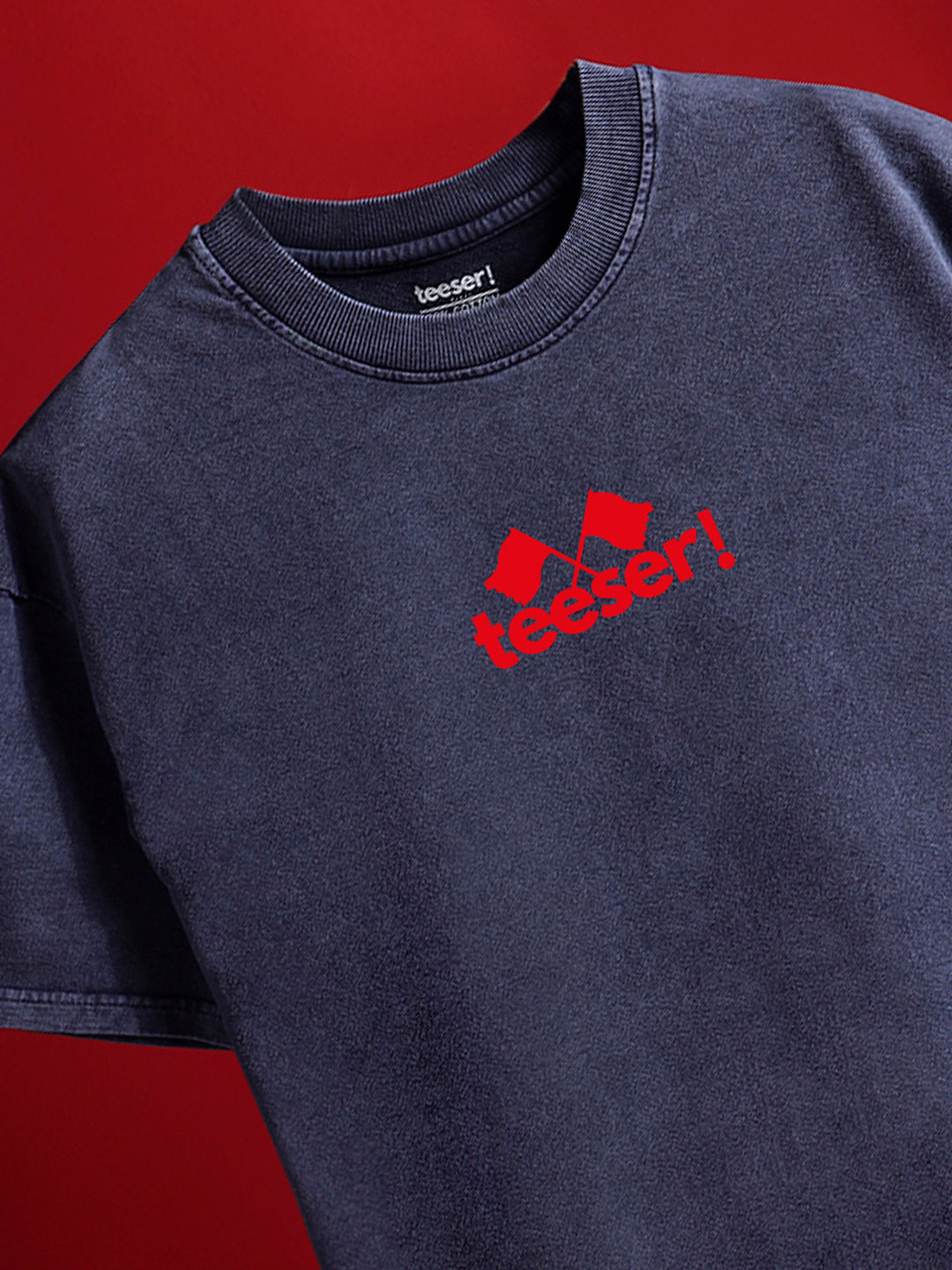 Red Flag Oversized Crew Neck T-Shirt