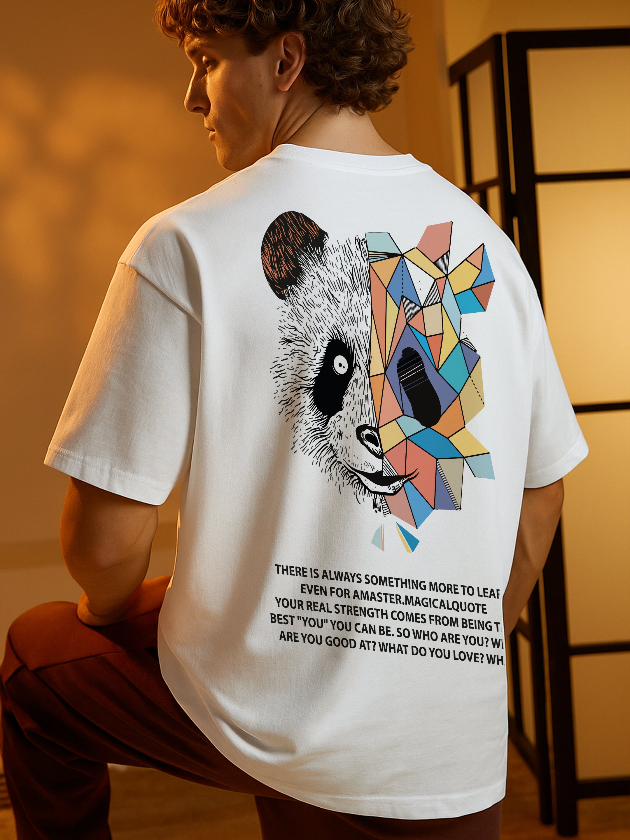 Savage Panda Oversized Fit T-Shirt
