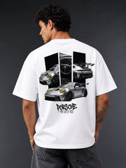 Porsche 911 GT3 RS Graffiti Oversized T-Shirt