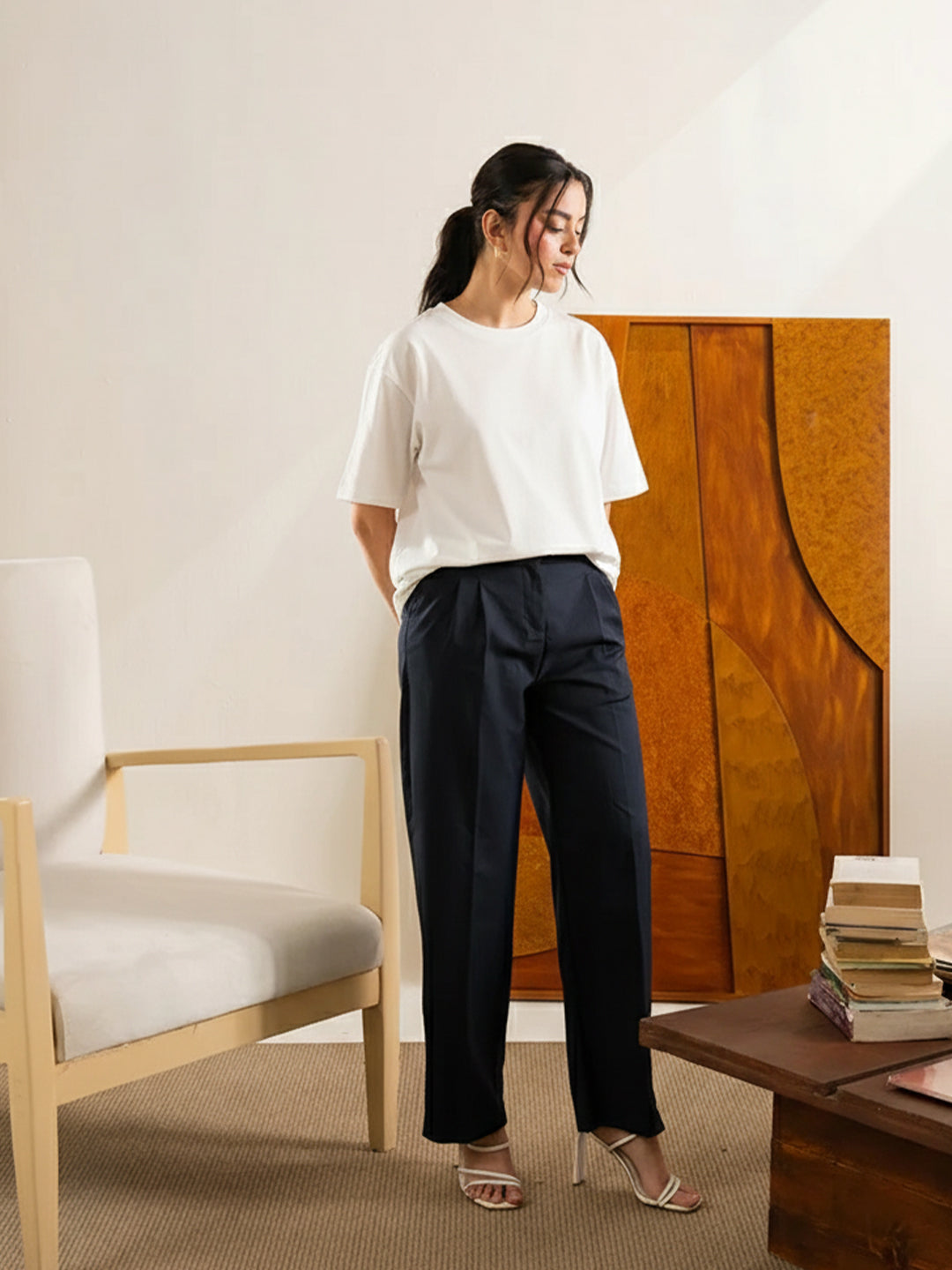 Classic White Oversize T-Shirt For Women