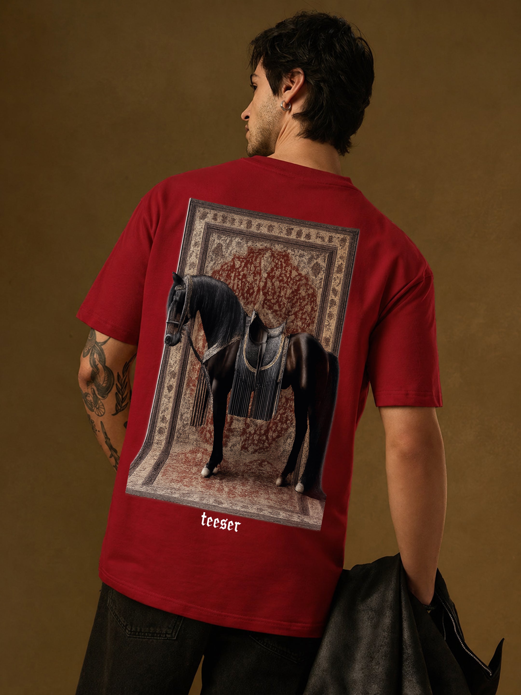 Stallion Tapestry Oversized T-Shirt