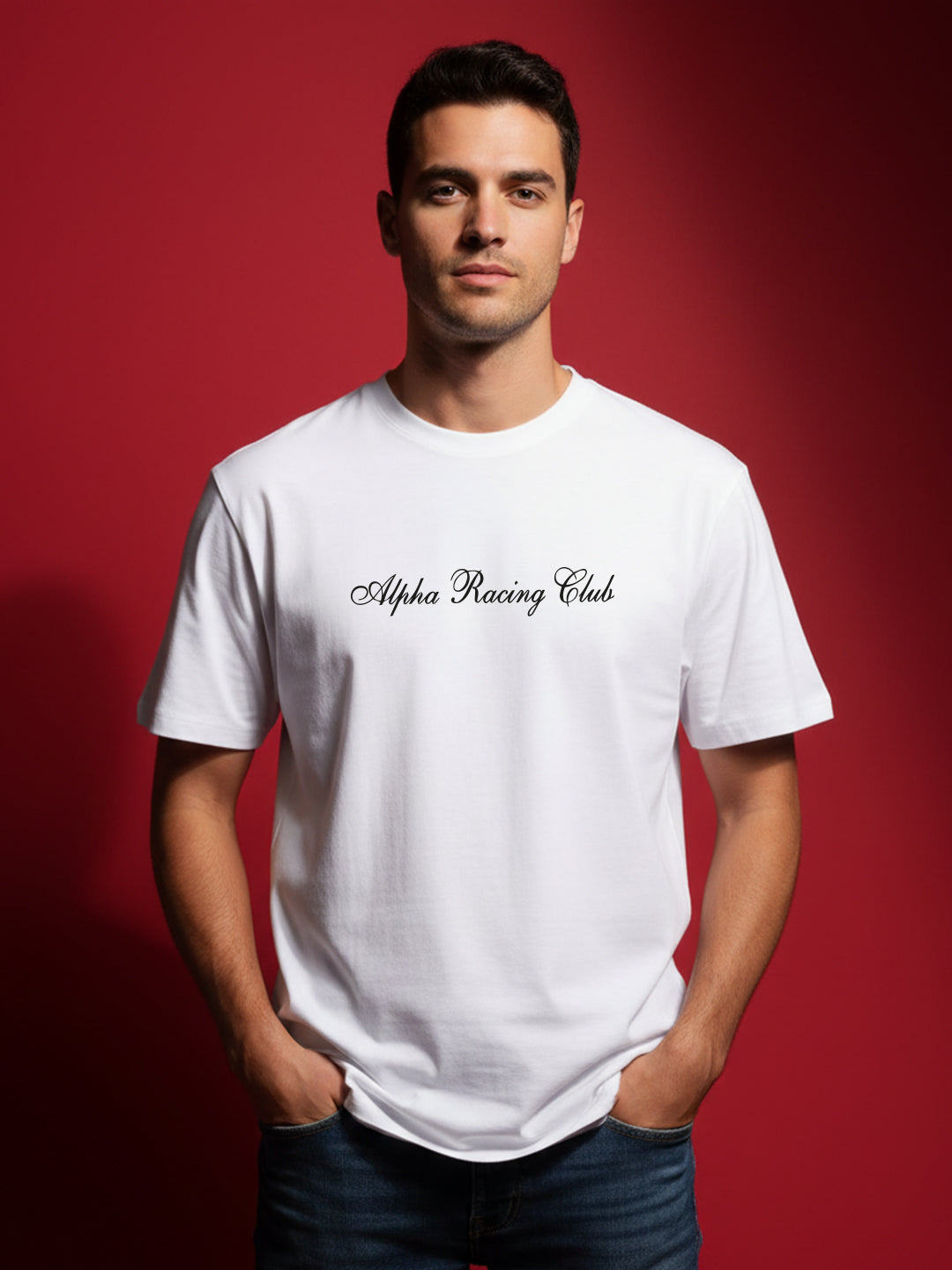 Alpha Racing Club Oversized Fit T-Shirt