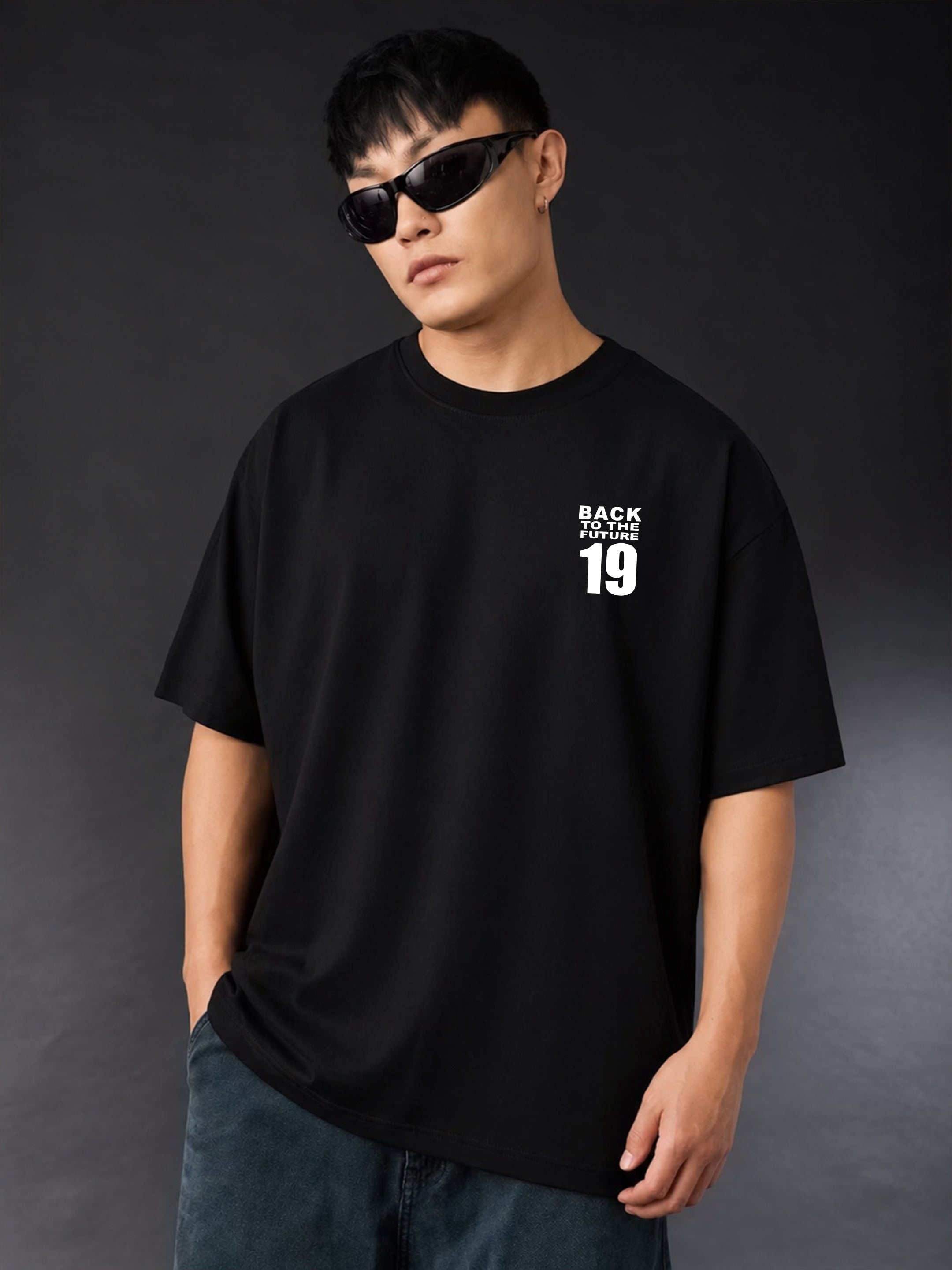 Back to the Future Oversized Fit T-Shirt