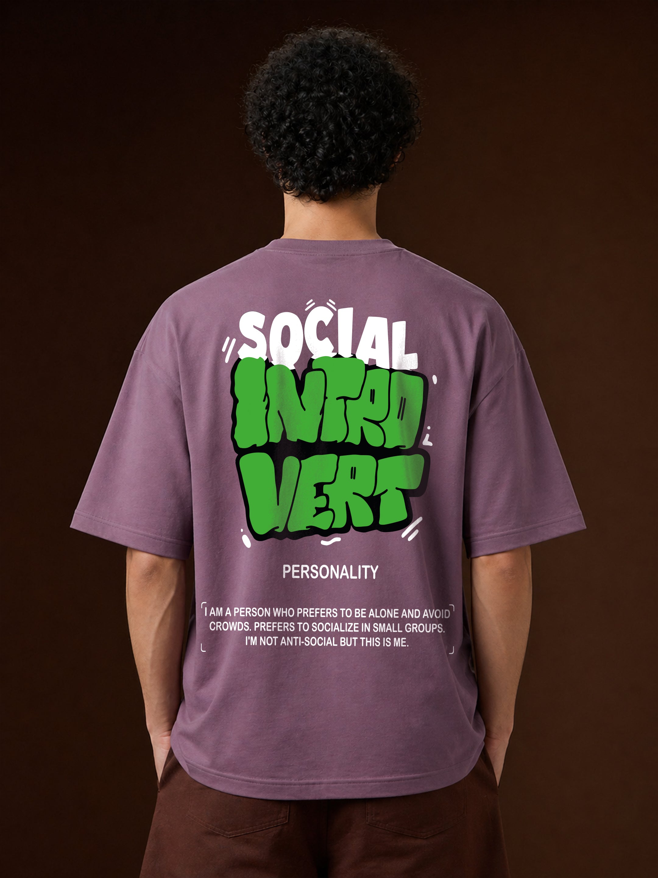 Introvert Oversized Fit T-Shirt