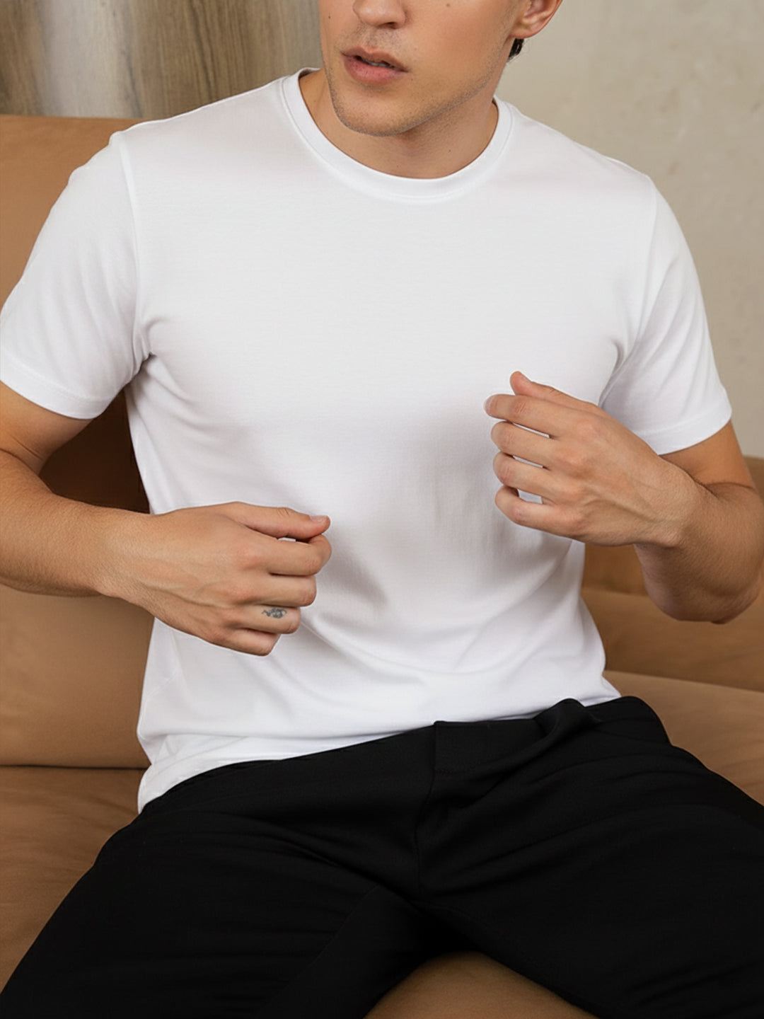 Classic White Regular Fit T-Shirt