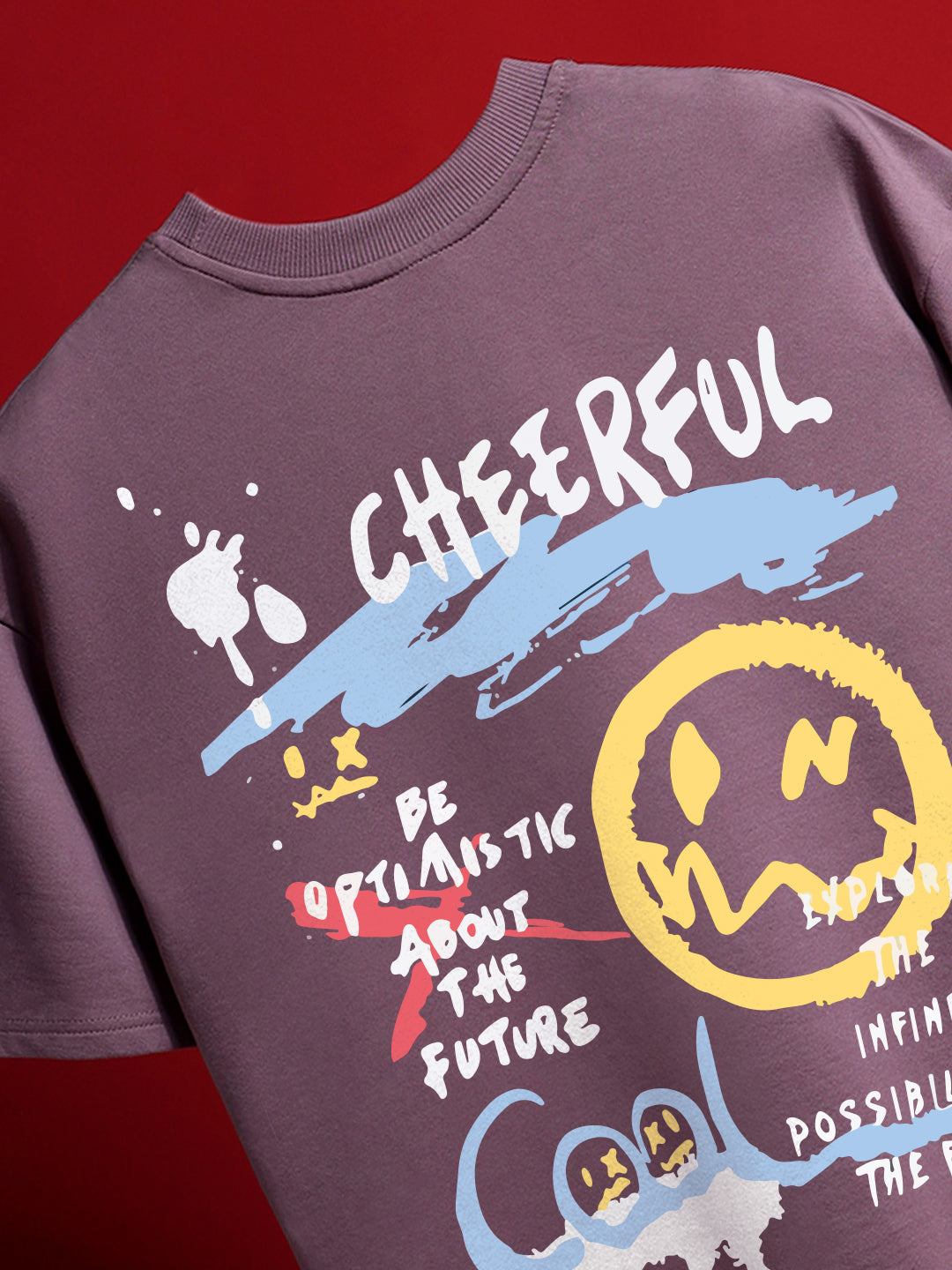 Cheer Full Oversized Fit T-Shirt