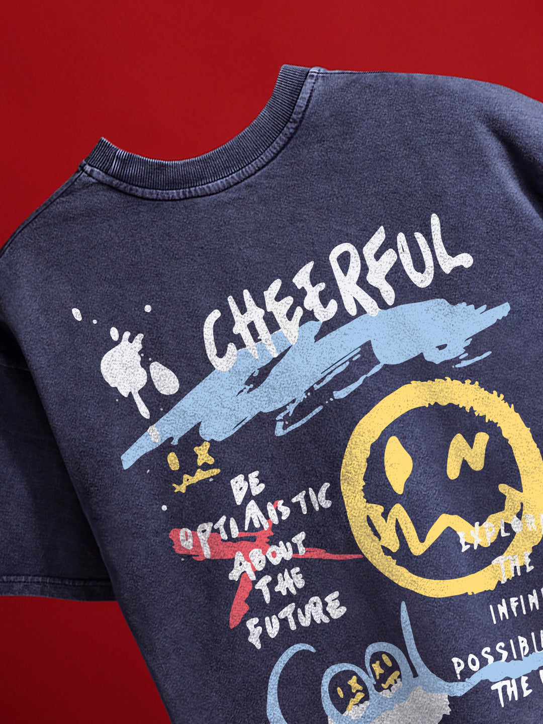 Cheerful Oversized Fit T-Shirt