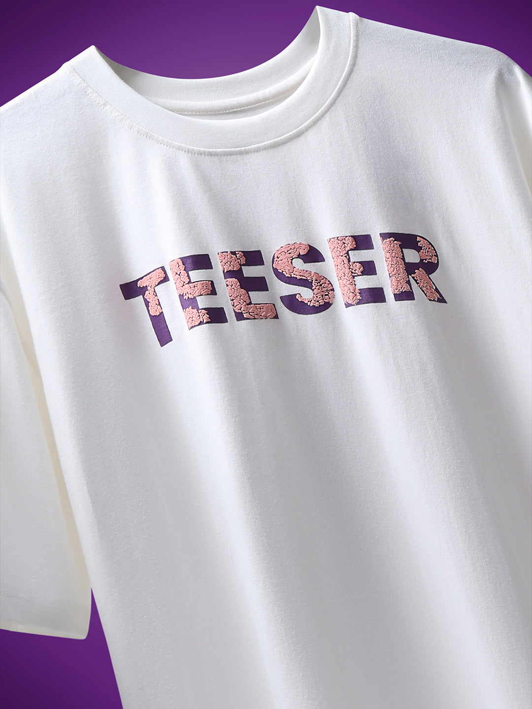 Ocean Beast Puff Print Unisex Oversize T-Shirt