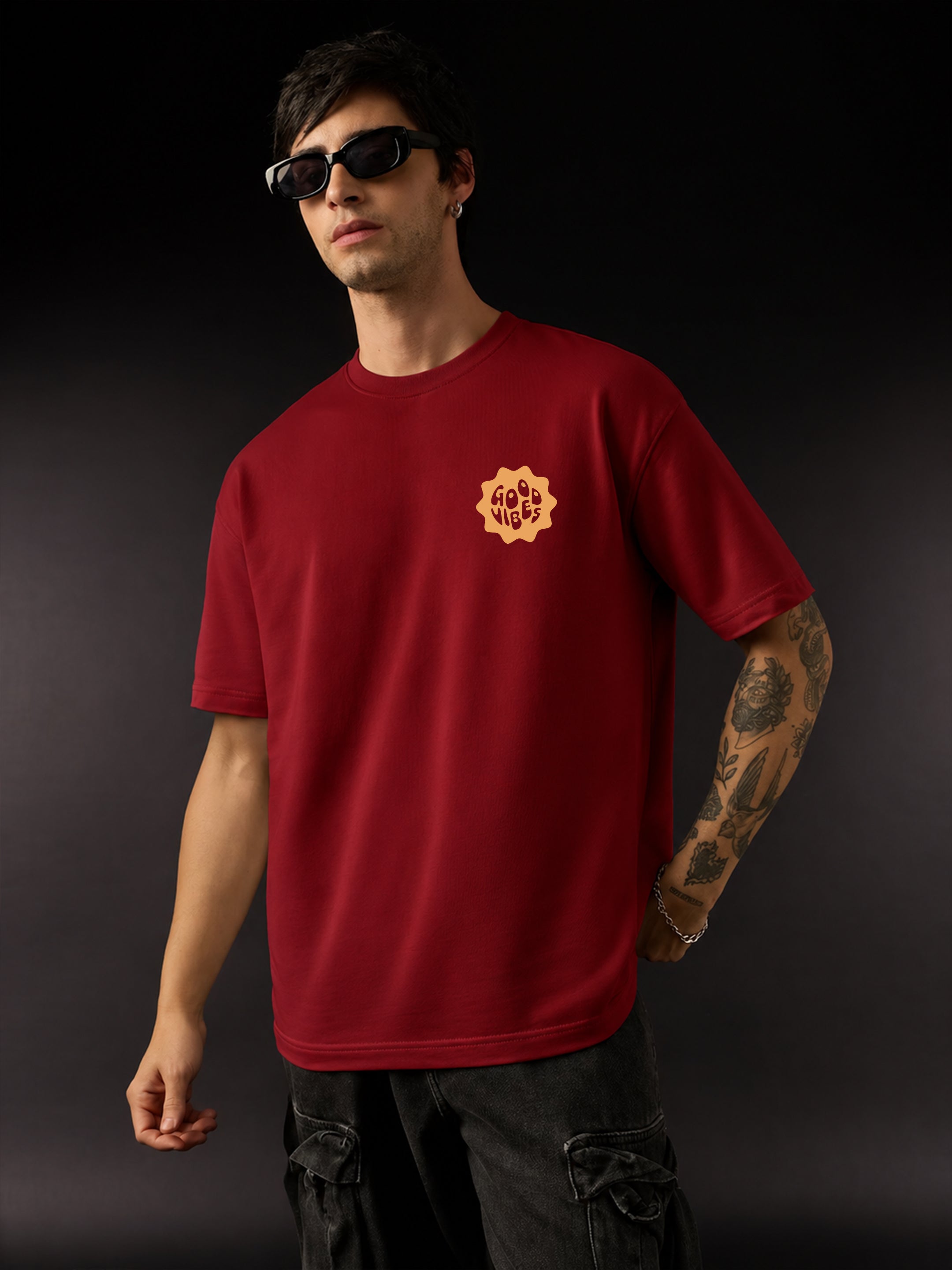 Good Vibes Only Oversized T-Shirt