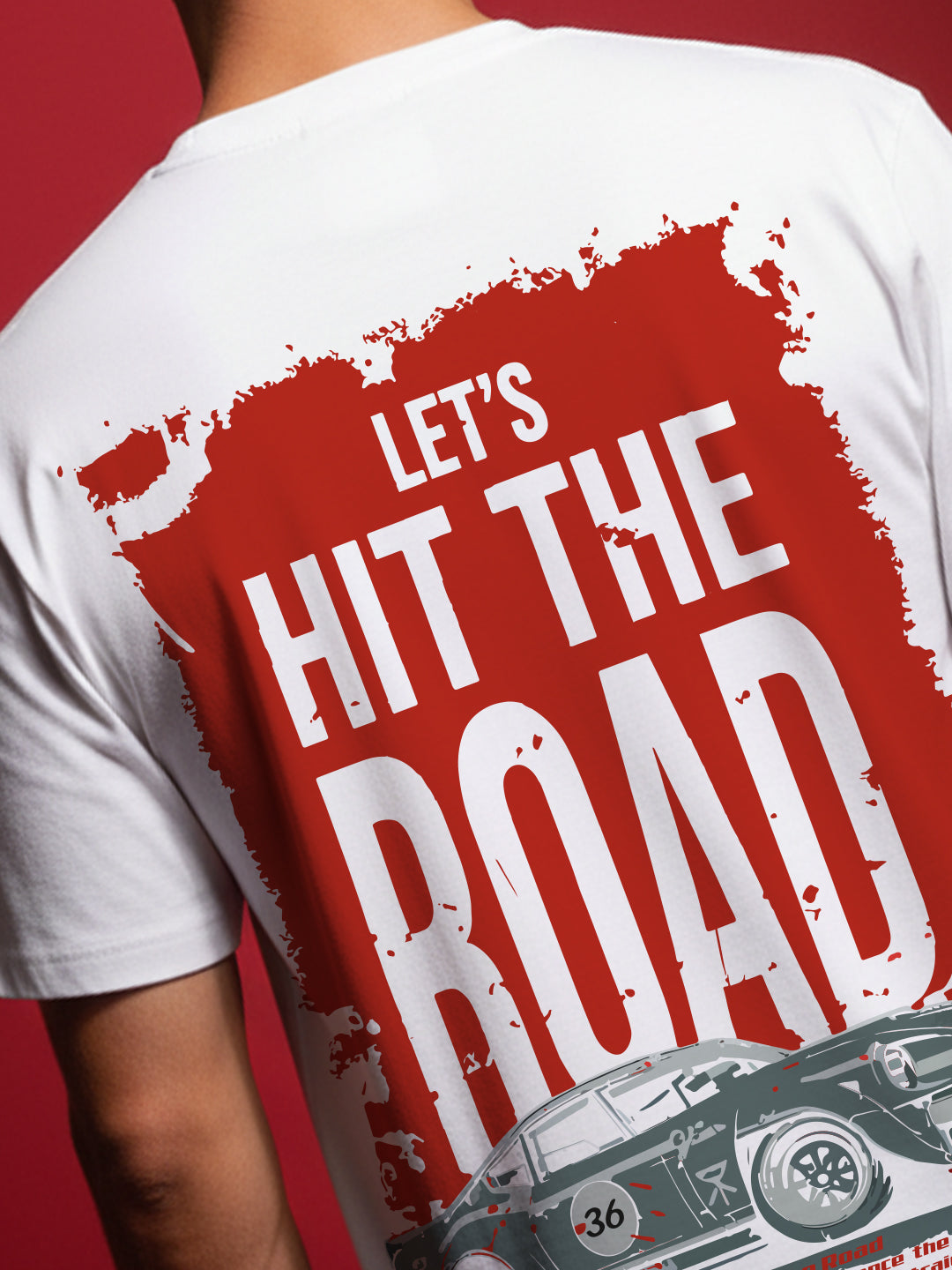 Let's Hit The Road Oversized Fit T-Shirt