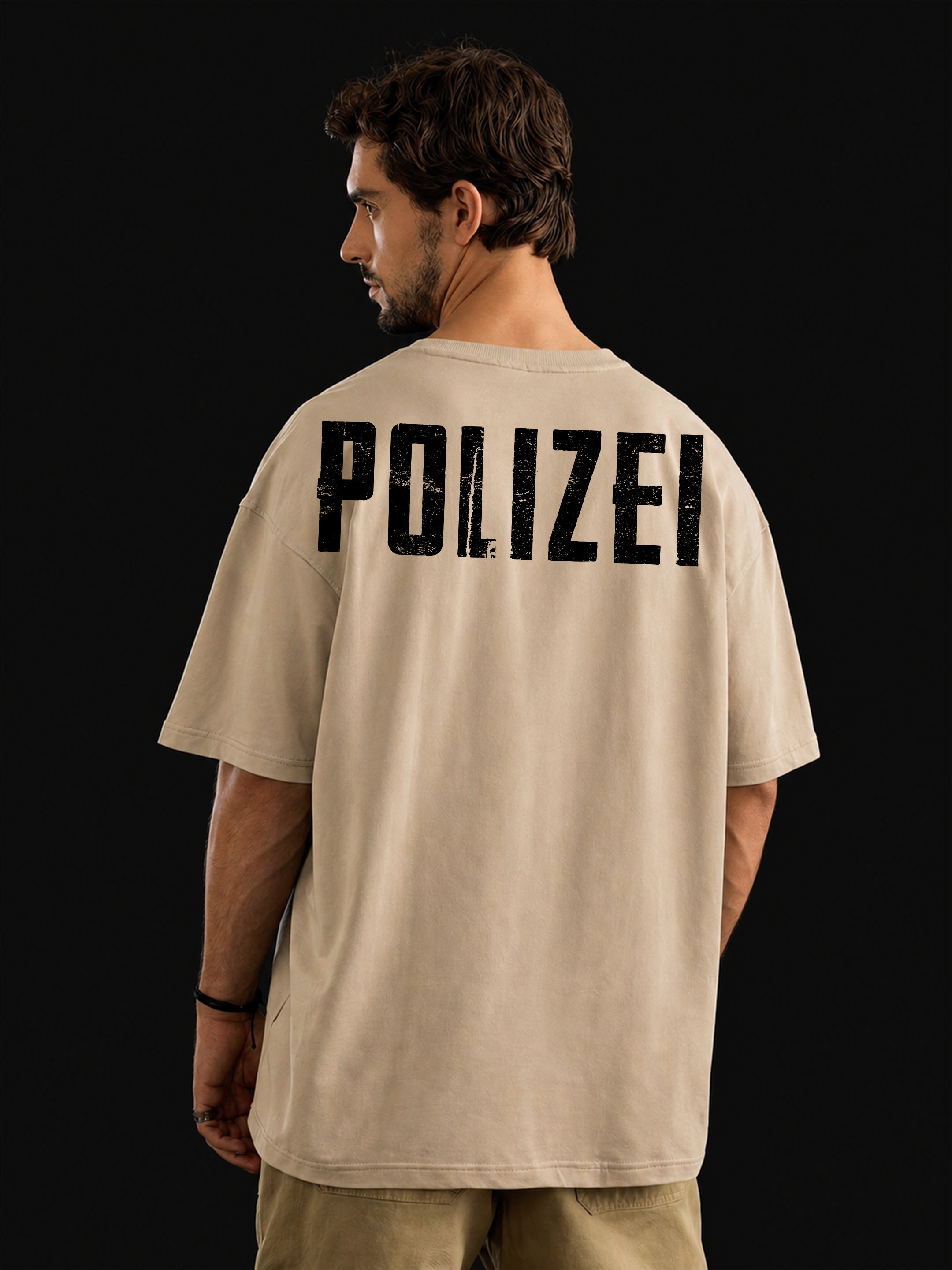 Polizei Oversized Fit T-Shirt