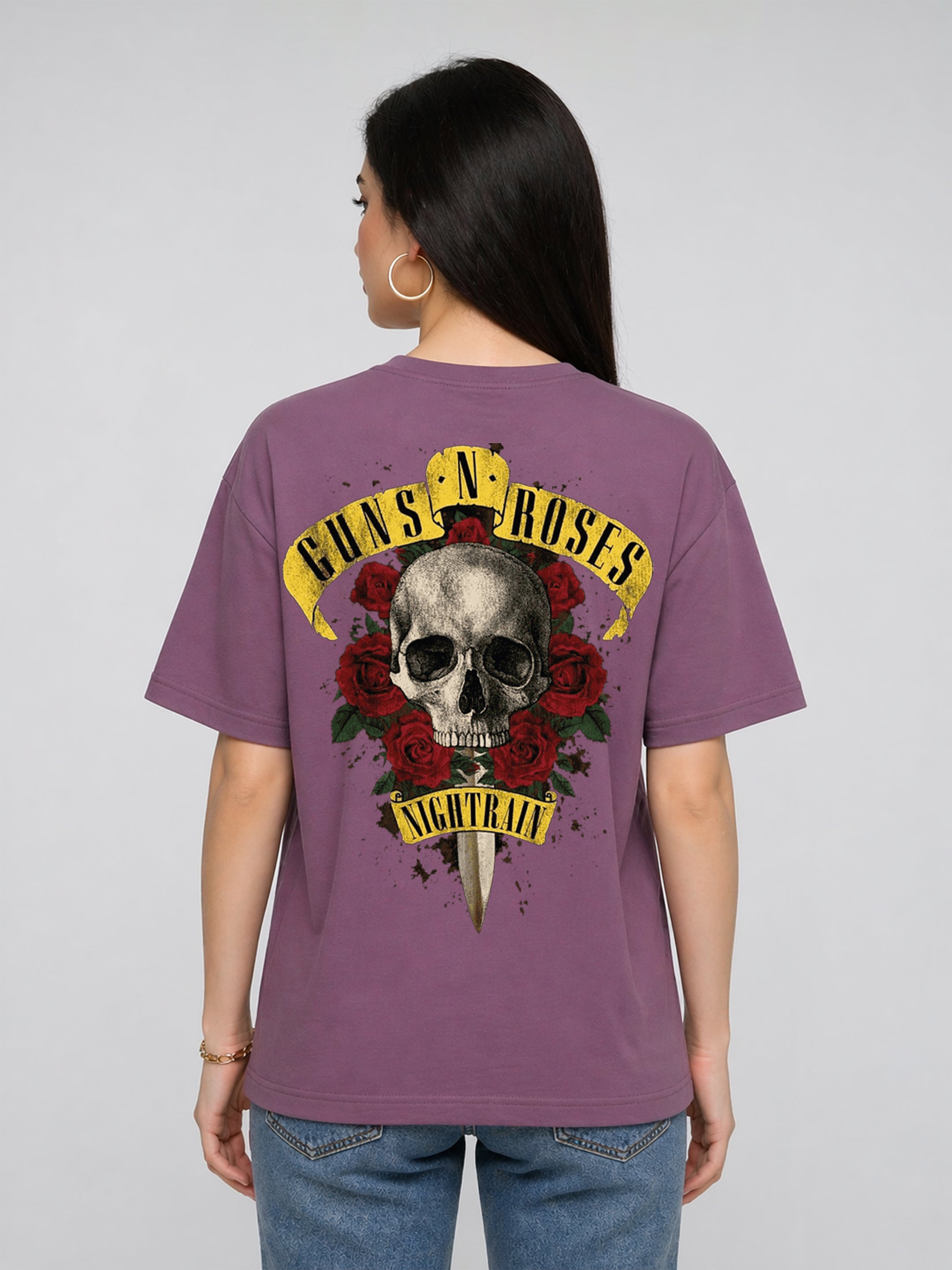 Guns N Roses Oversize T-Shirt For Women