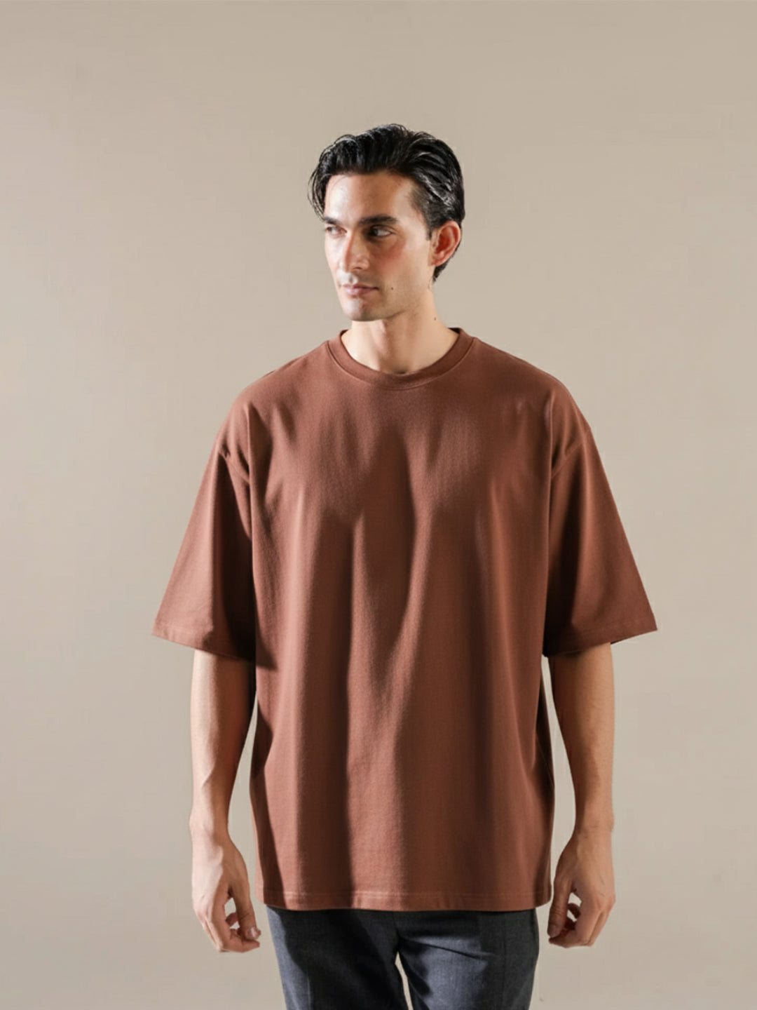 Classic Brown Oversize T-Shirt