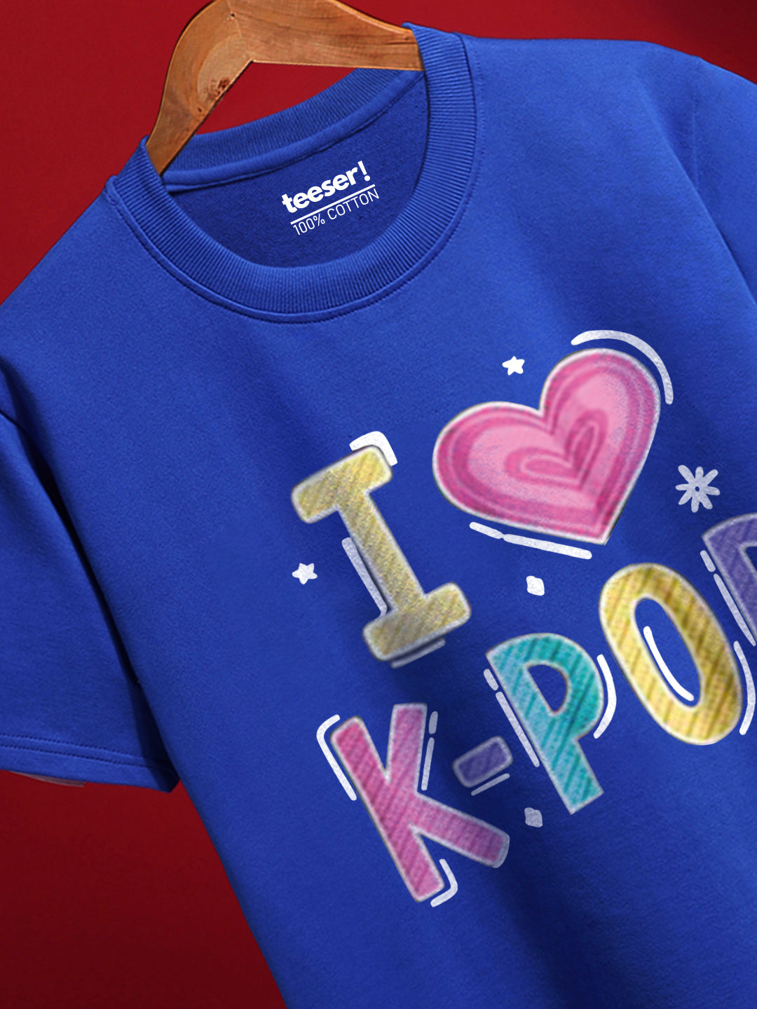 I Love K-Pop Regular Fit T-Shirt