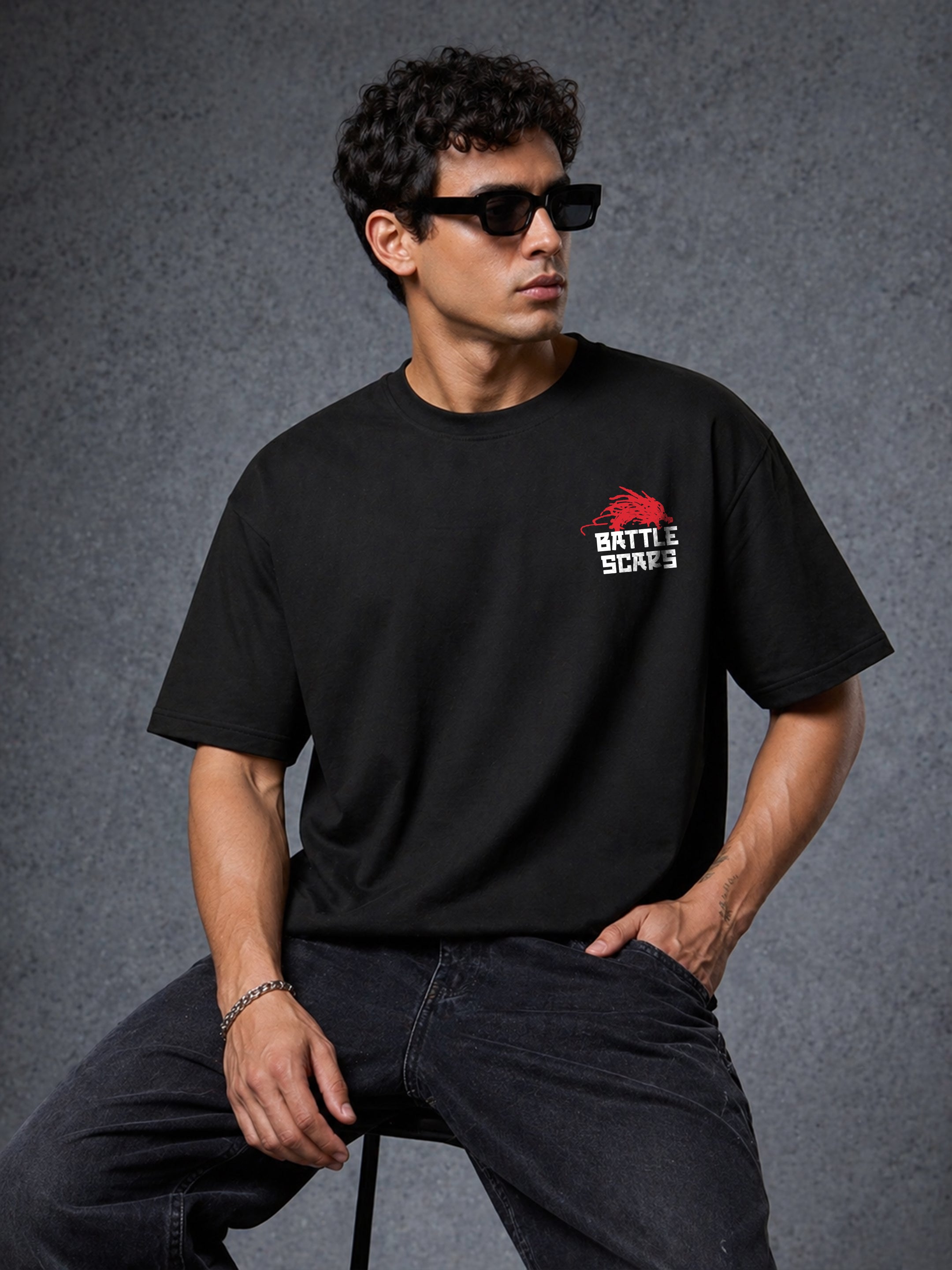 Battle Scars Oversized T-Shirt