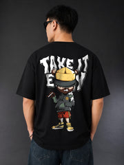 Take It Easy Oversized Fit T-Shirt