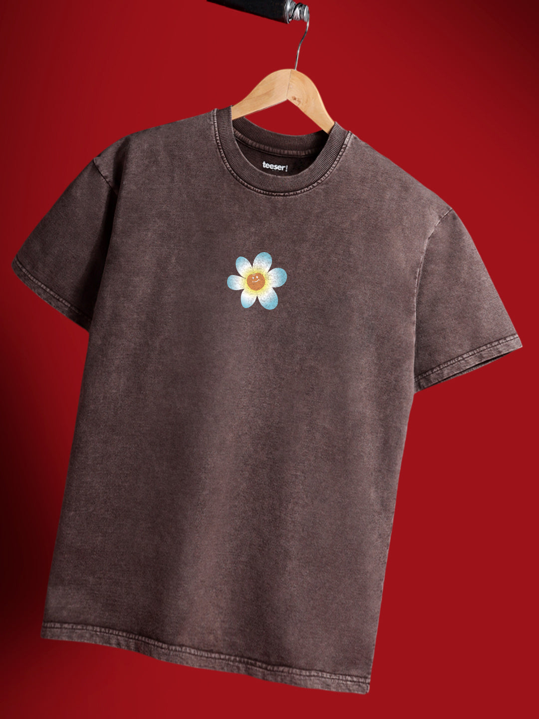 Peachy Beachy Crew Neck Oversized T-Shirt