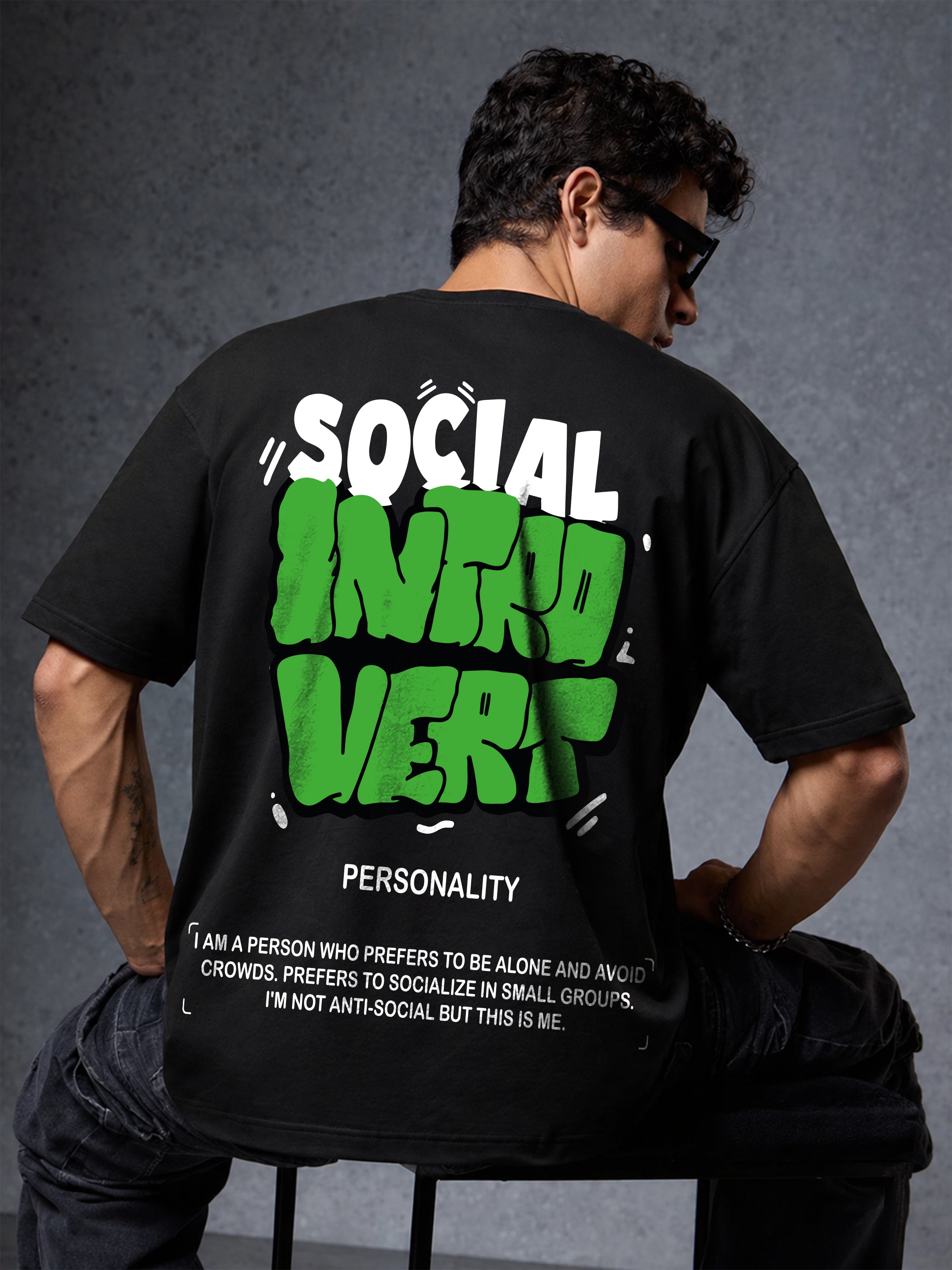 Introvert Oversized Fit T-Shirt