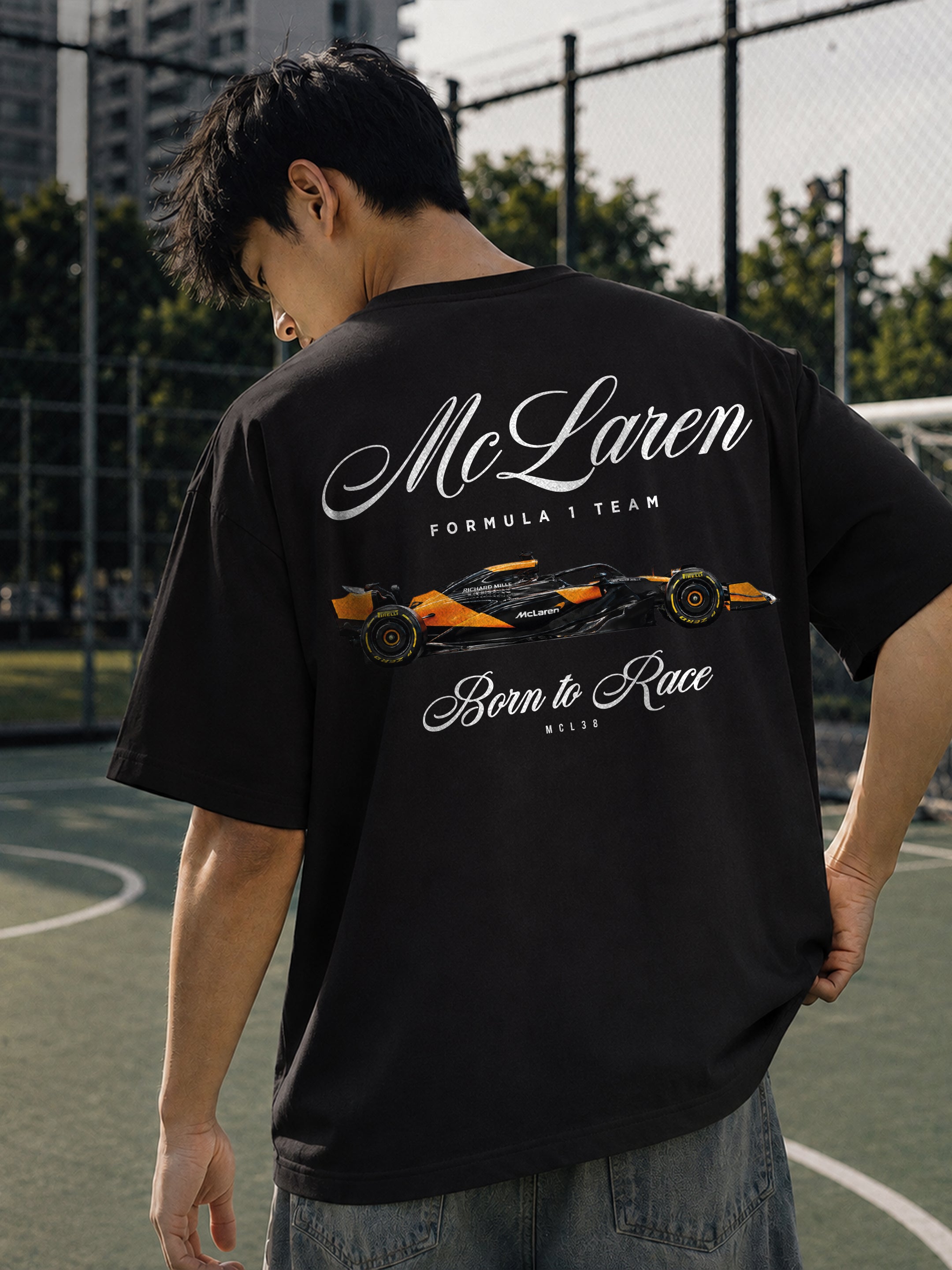 Mclaren Oversized Fit Graphic T-Shirt
