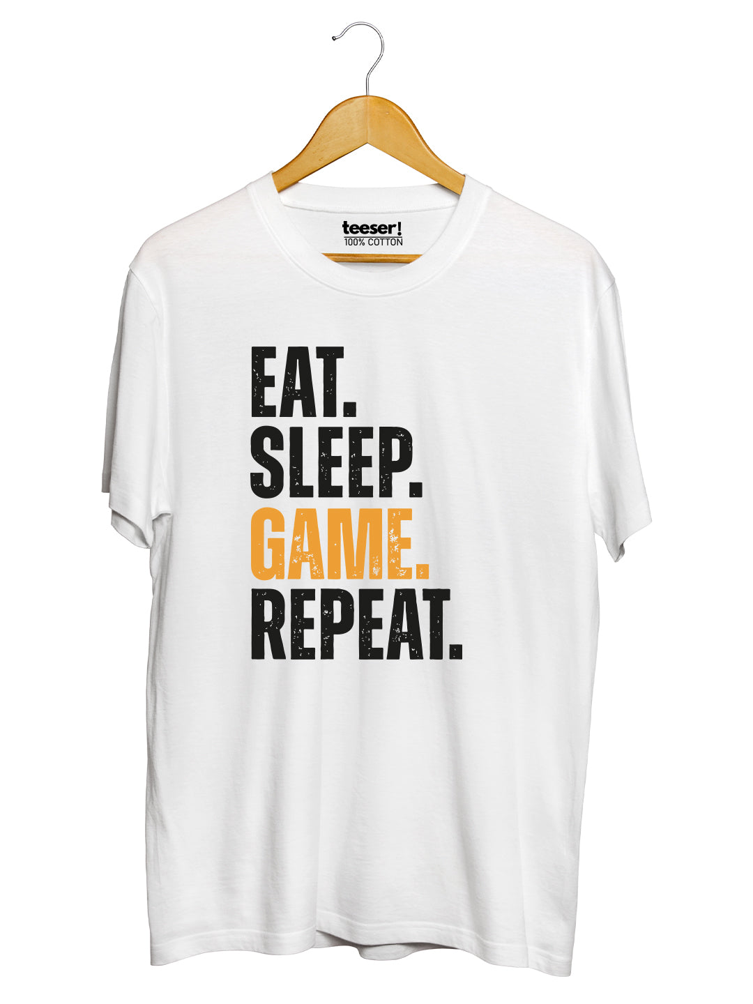 Eat Sleep Game Repeat Regular Fit T-Shirt