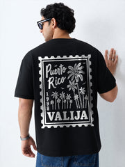 Puerto Rico Valija Postage Stamp Oversized T-Shirt