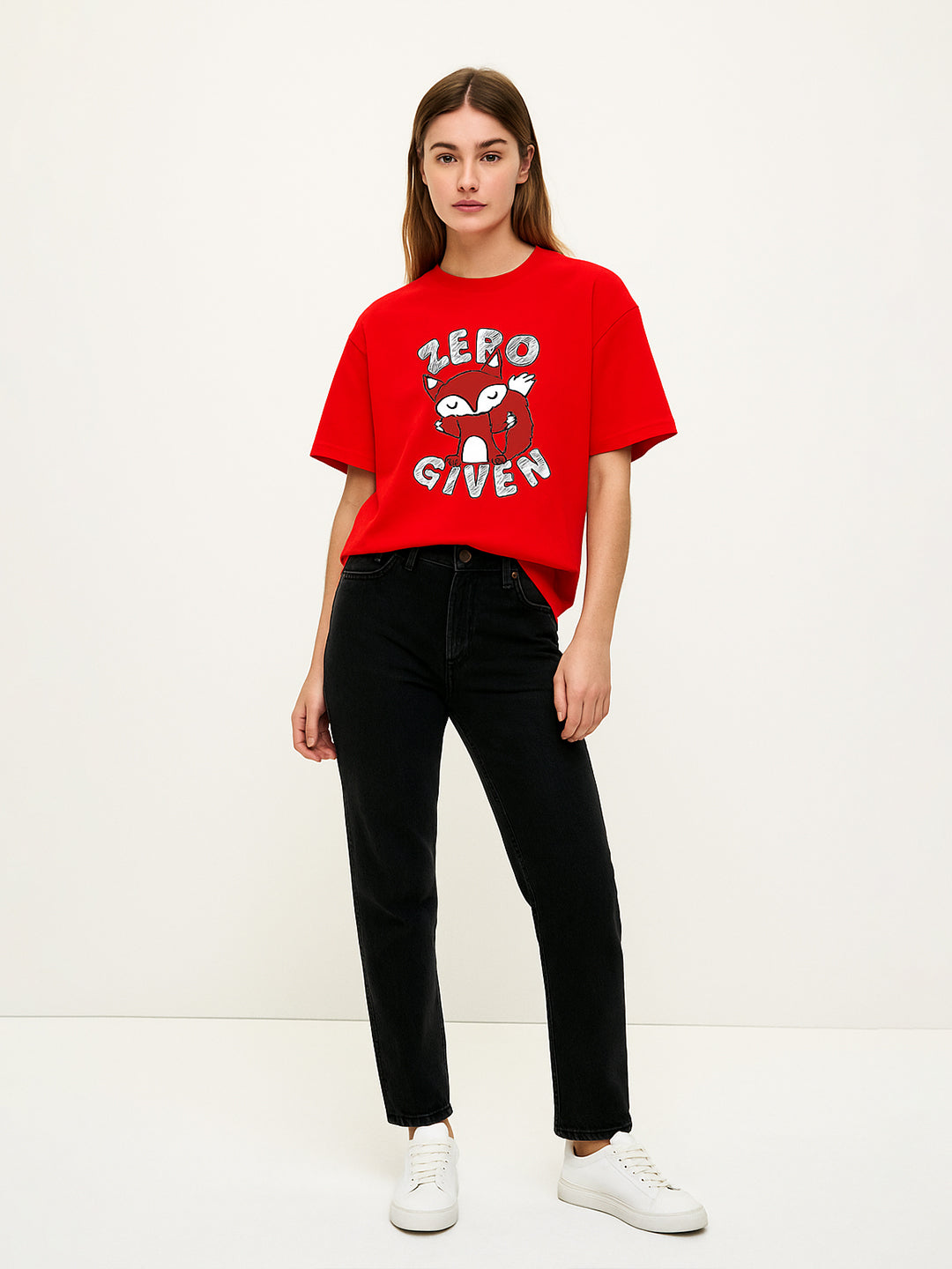 Zero Fox Given Regular Fit T-Shirt For Women