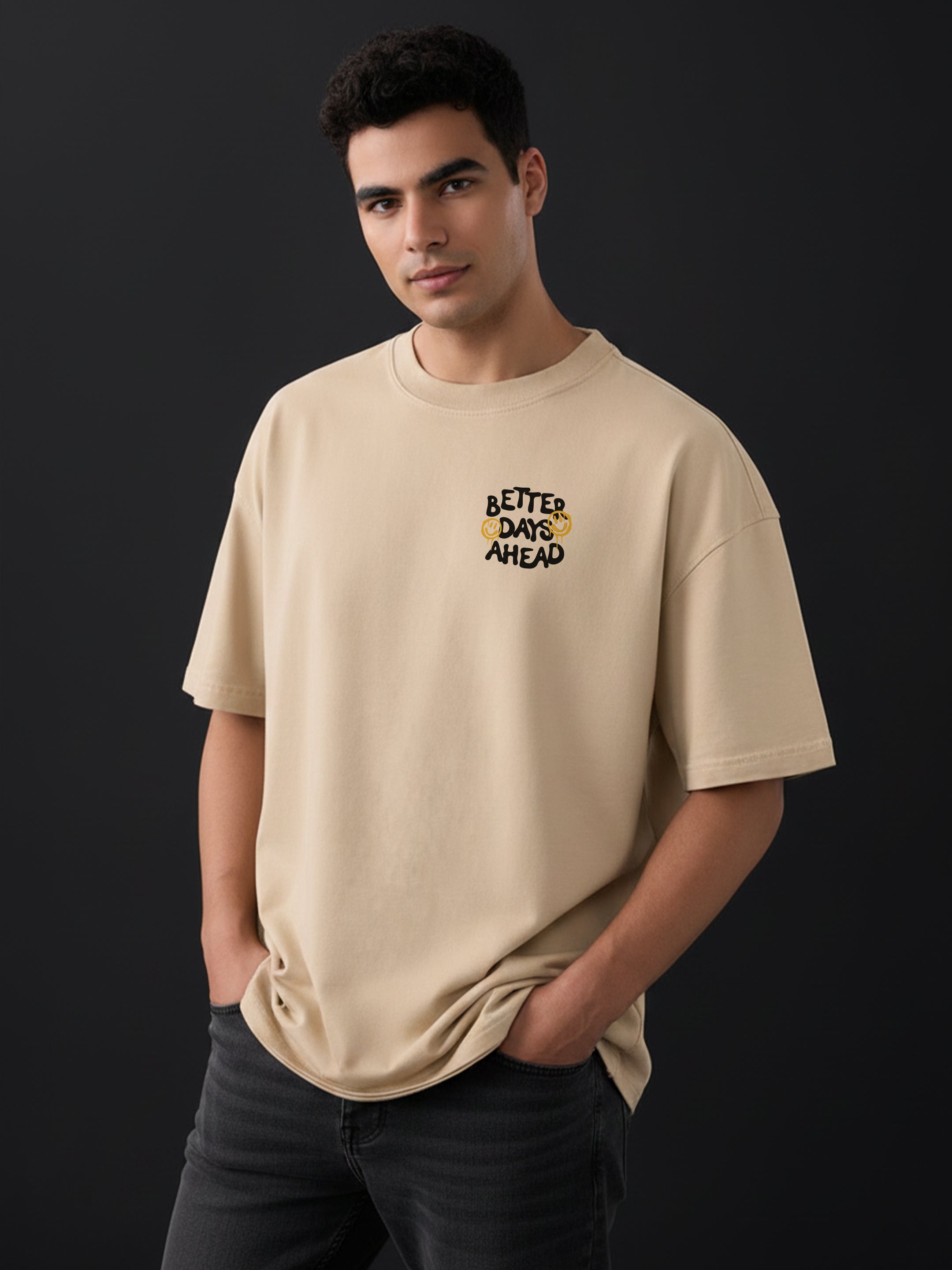 Better Days Ahead Oversized Fit T-Shirt